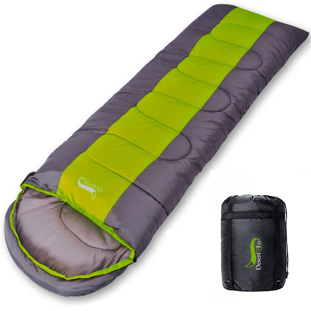 Lightweight Warm Cold-Weather Envelope Camping Sleeping Bag