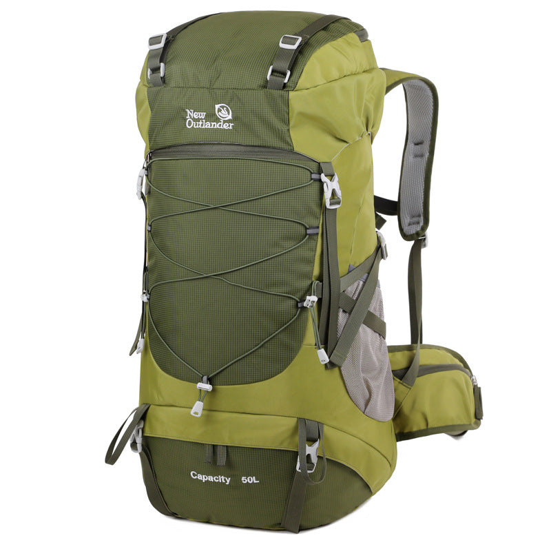 50L Large Capacity Nylon Hiking Camping Backpack