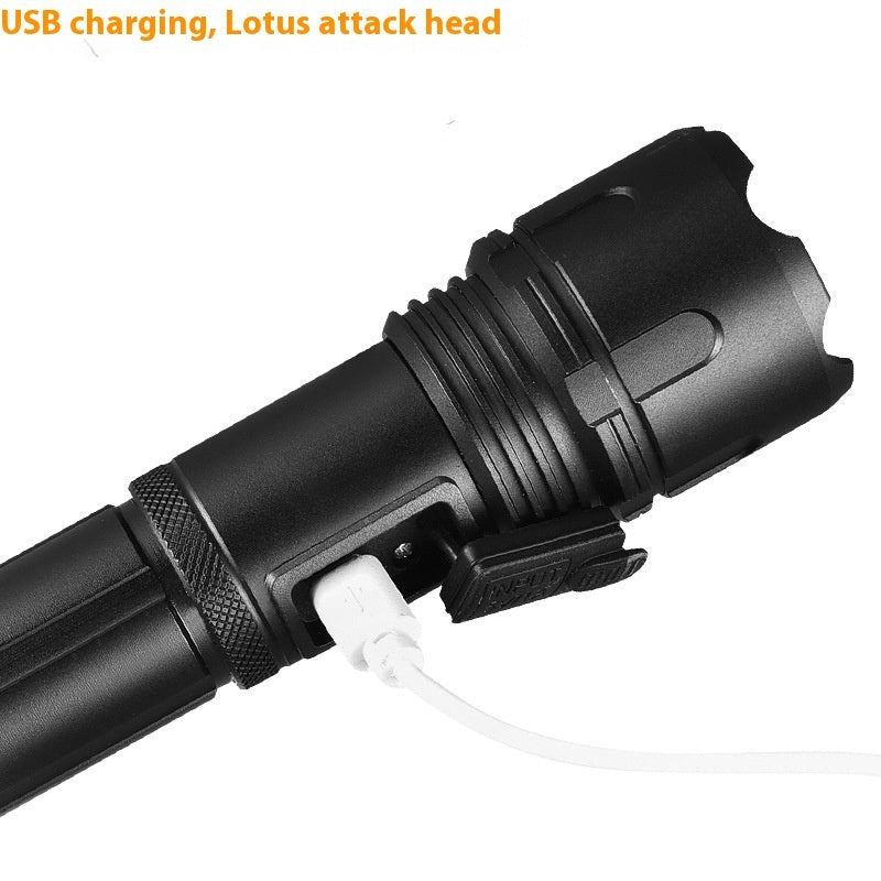 Rechargeable Focus LED Outdoor Flashlight