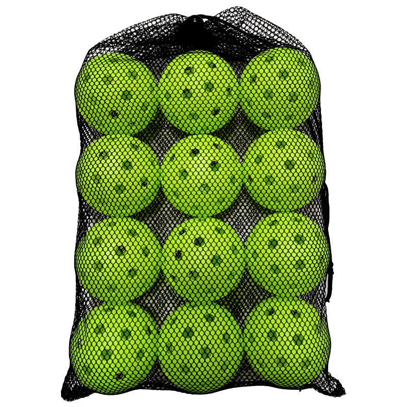 74mm 40 Hole 26g Plastic Pickleball Set 12 Pieces