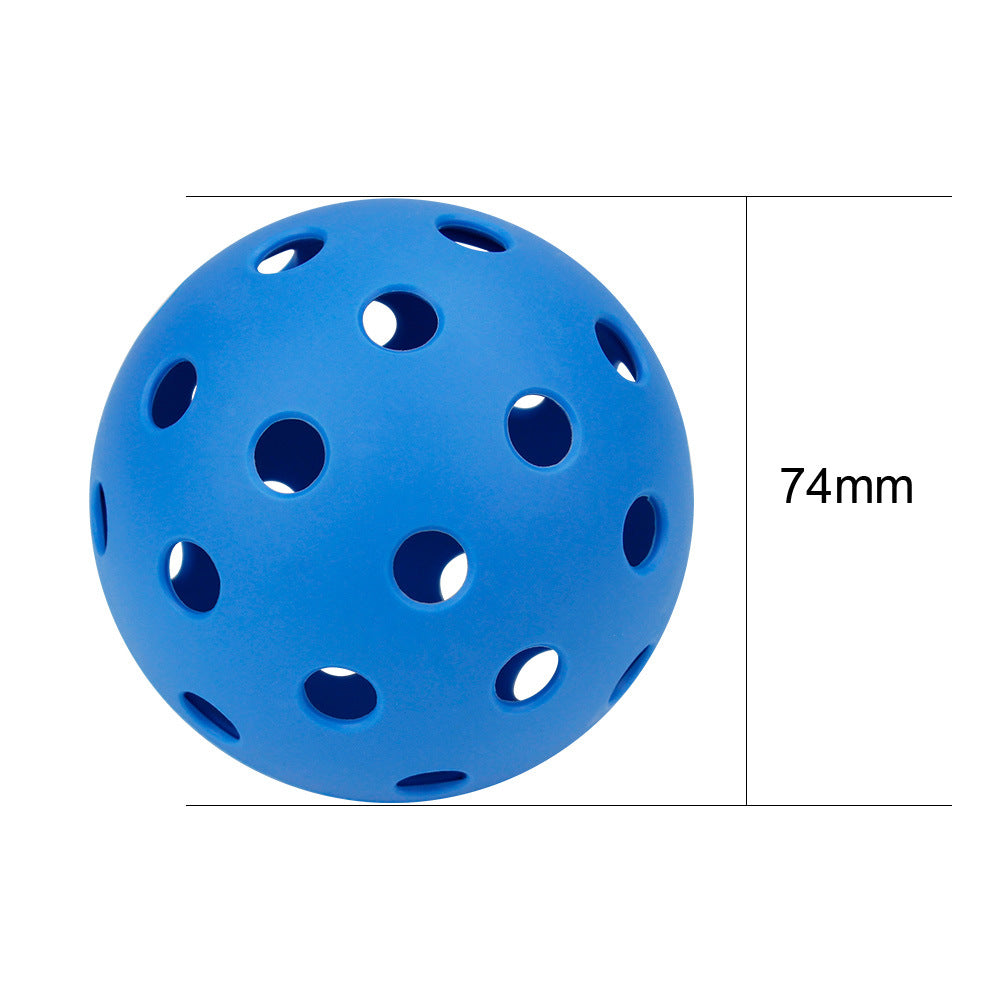 74mm 40 Hole 26g Plastic Pickleball Set 12 Pieces