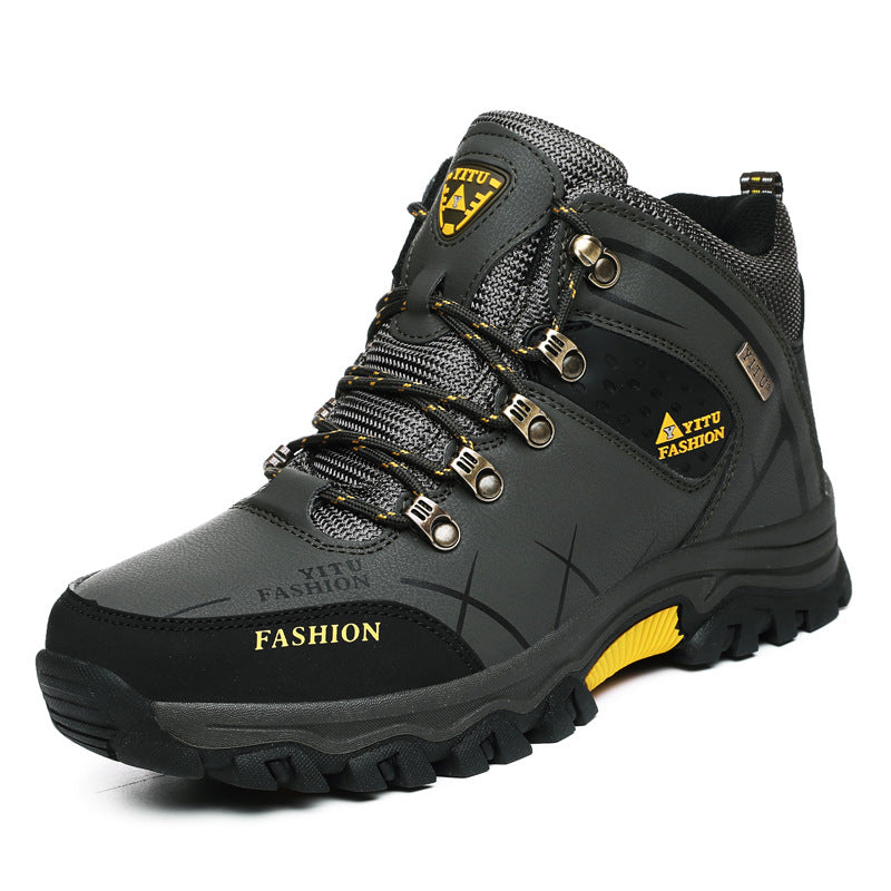 High Top Velvet Lined Outdoor Hiking Shoes