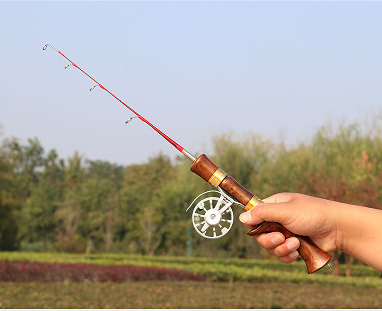 Portable Outdoor Ice Fishing Pole Rod