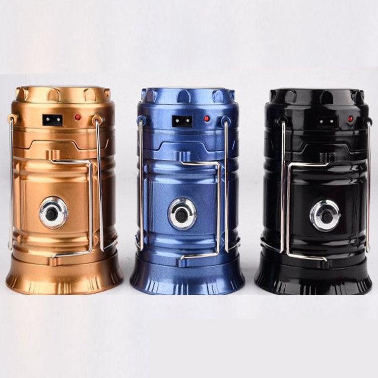 Solar Rechargeable Telescopic Camping Lantern