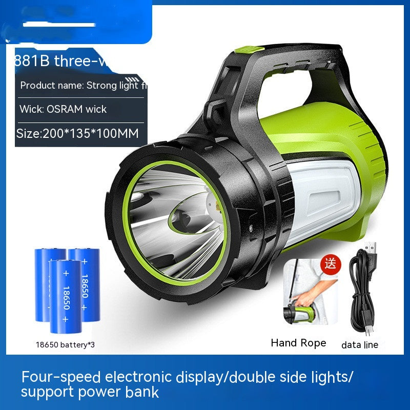 High Power LED Emergency Outdoor Searchlight Flashlight