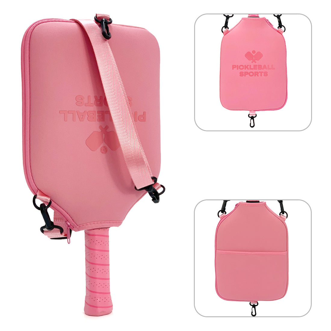 Diving Material Crossbody Pickleball Racket Bag With Hook