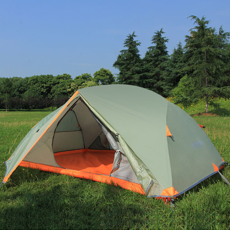 Double-Layer Aluminum Pole Outdoor Tent