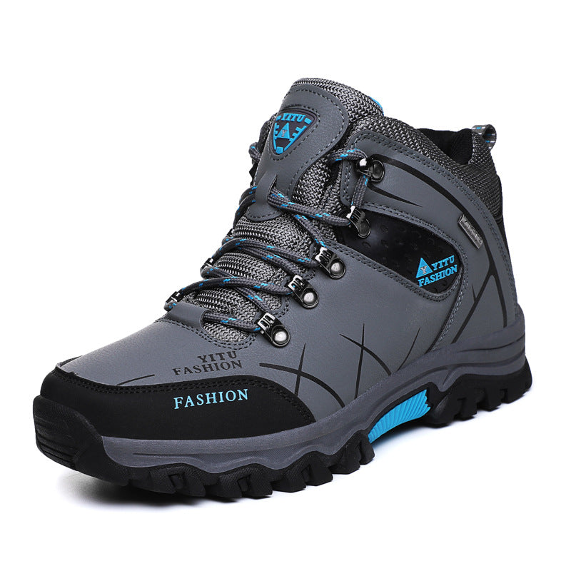 High Top Velvet Lined Outdoor Hiking Shoes