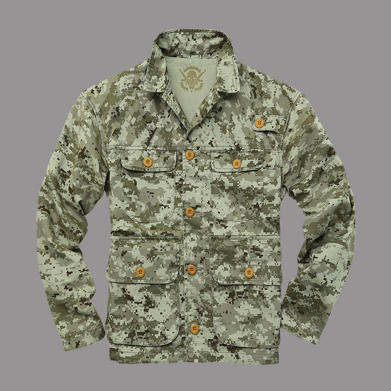 Camouflage Outdoor Jacket Military Style Lightweight Jacket
