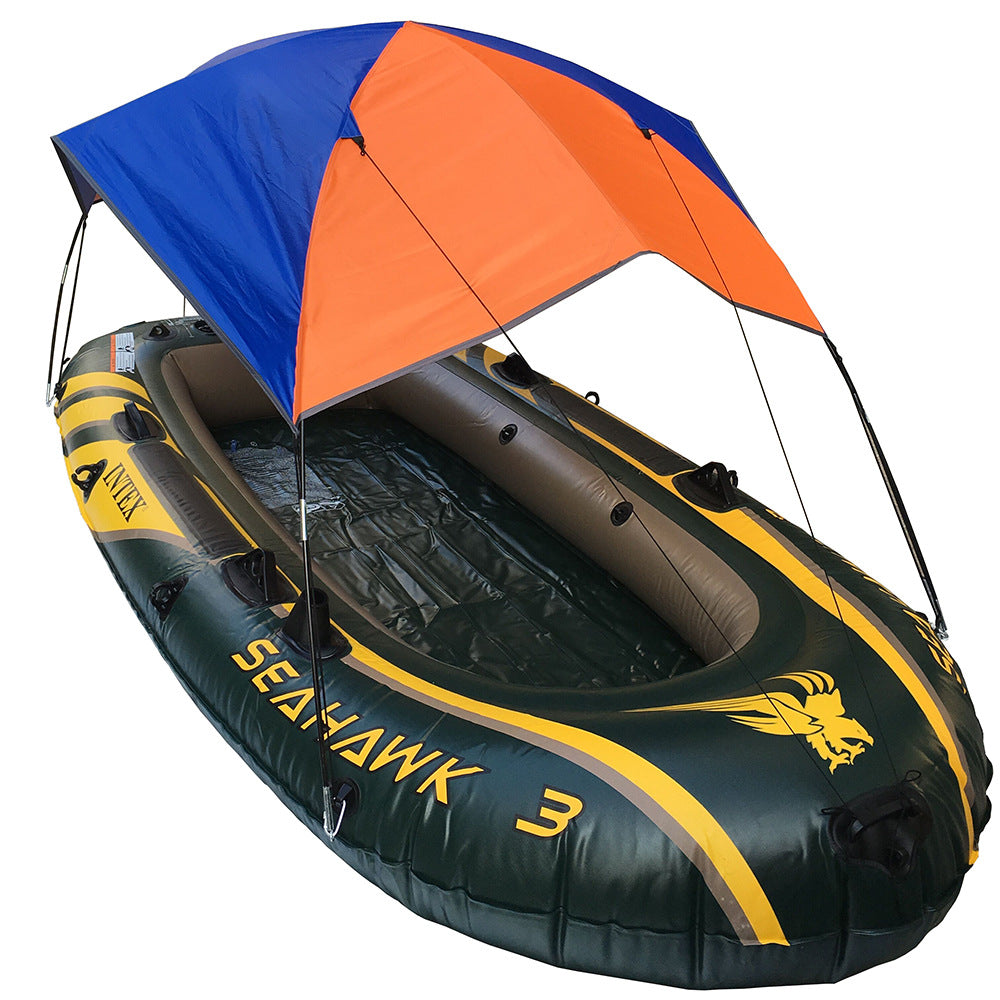 Inflatable Kayak Boat Canopy Sun Shade Waterproof Awning