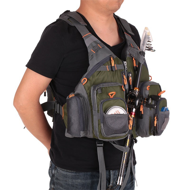 Men Outdoor Swimming Fishing Breathable Life Vest
