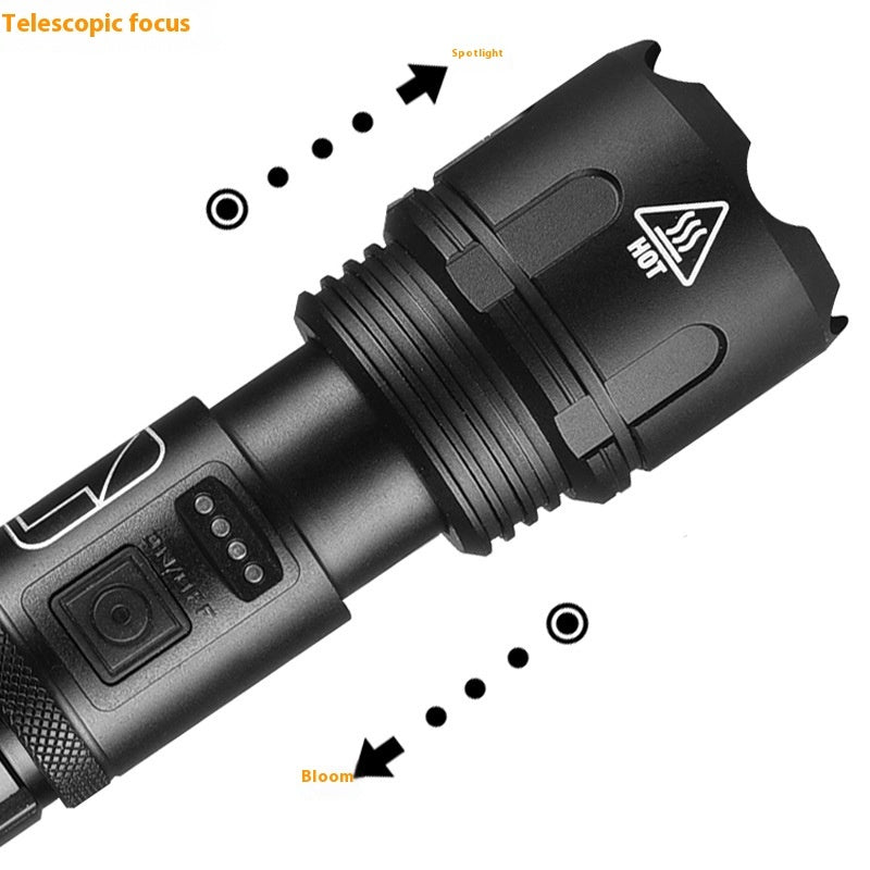 Rechargeable Focus LED Outdoor Flashlight