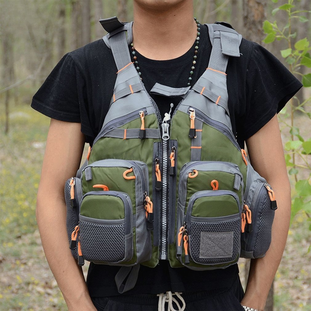 Men Outdoor Swimming Fishing Breathable Life Vest