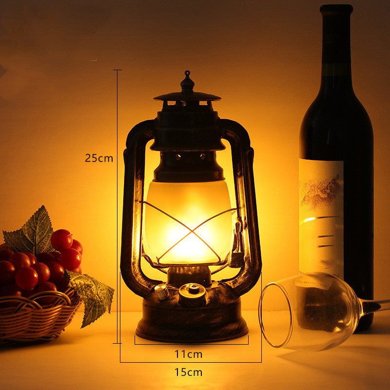 Retro Horse Kerosene Lantern Outdoor Camping Lamp