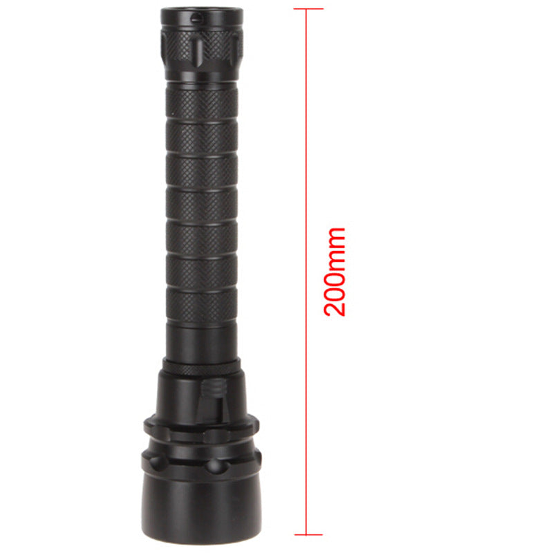 Rechargeable Aluminum Alloy Diving Flashlight