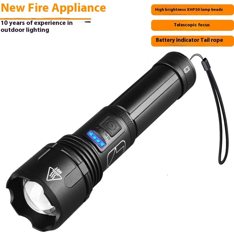 Rechargeable Focus LED Outdoor Flashlight