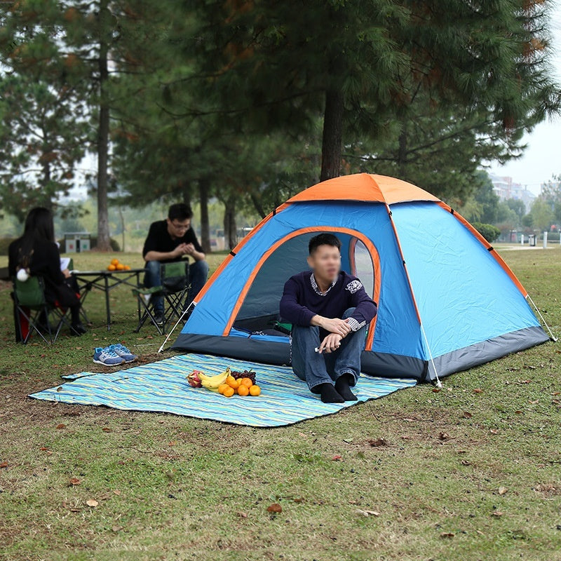 Multi-Person Automatic Double-Door Camping Tent