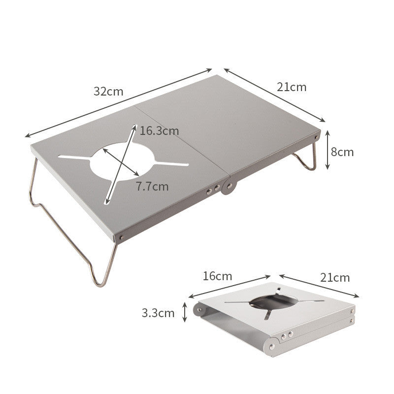 Aluminum Alloy Camping Stove Stand Table