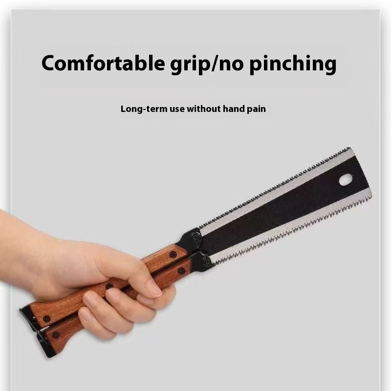 Double-sided Foldable Saw Hand Saw Butterfly Saw