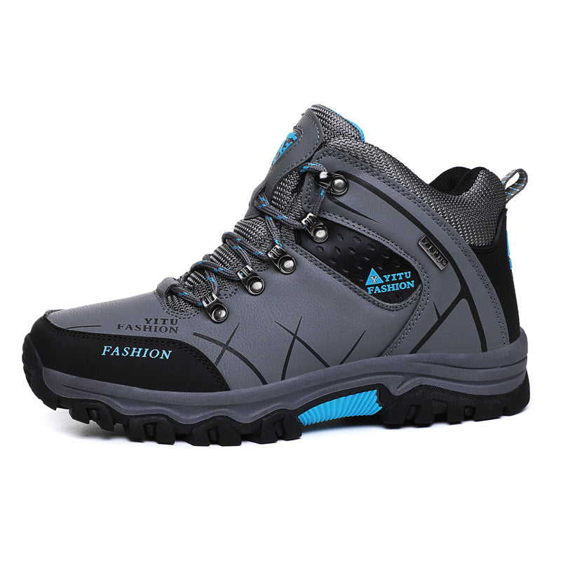 High Top Velvet Lined Outdoor Hiking Shoes