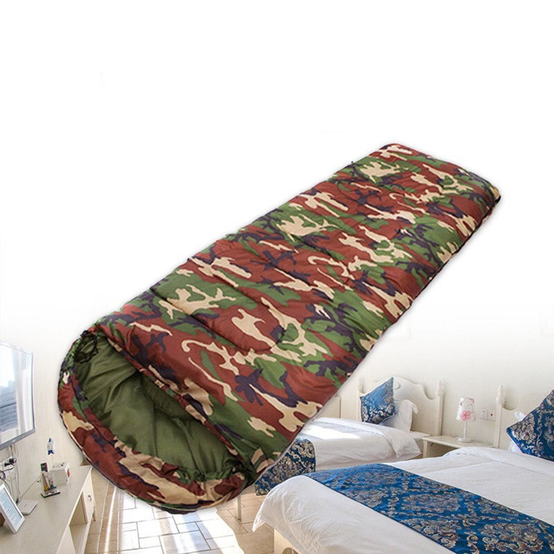 Camping Emergency Camouflage Sleeping Bag Lightweight Survival Gear