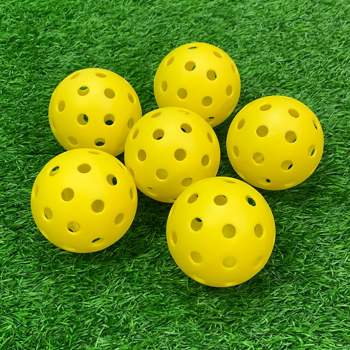 74mm 40 Hole 26g Plastic Pickleball Set 12 Pieces