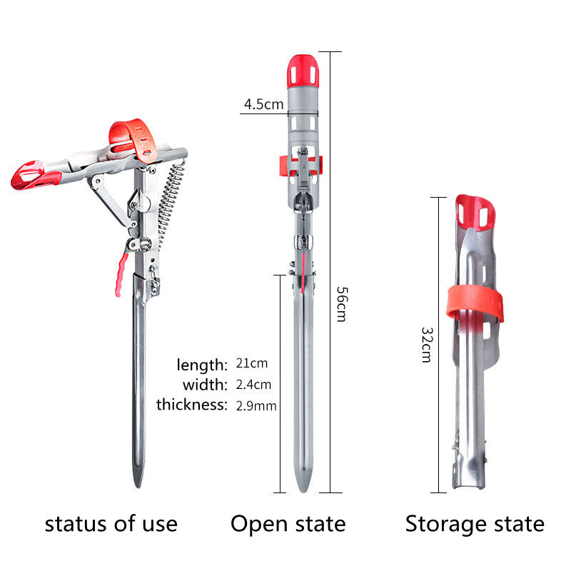 Anti-Rust Steel Fishing Rod Holder Bracket