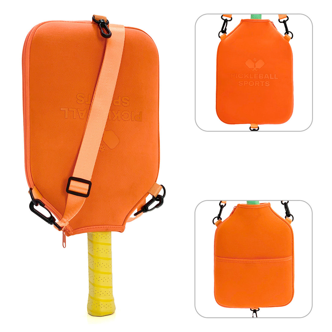 Diving Material Crossbody Pickleball Racket Bag With Hook