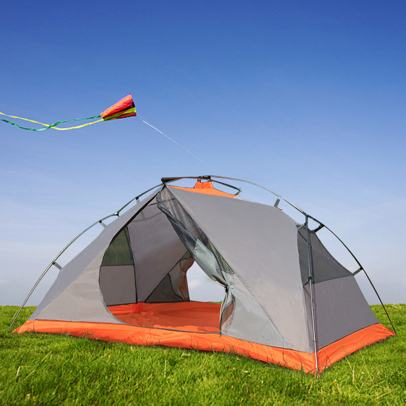 Double-Layer Aluminum Pole Outdoor Tent