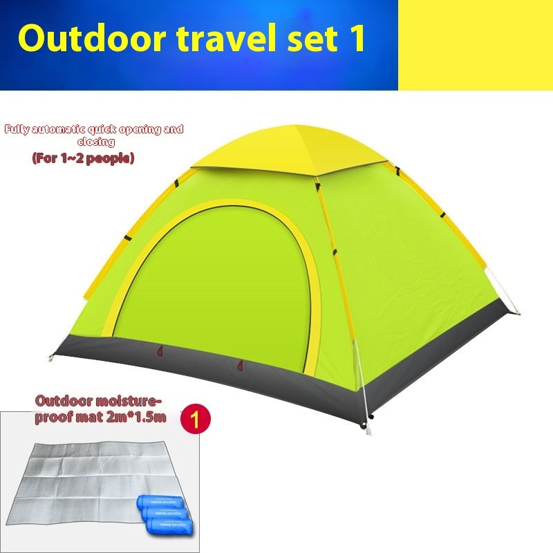 Multi-Person Automatic Double-Door Camping Tent