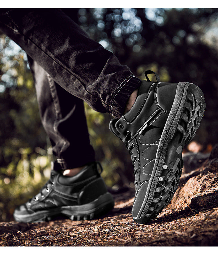 Fashion Men's High Top Outdoor Hiking Shoes