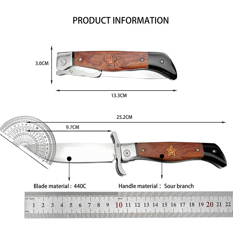 Multi-Function Folding High-Hardness Outdoor Camping Survival EDC Knife