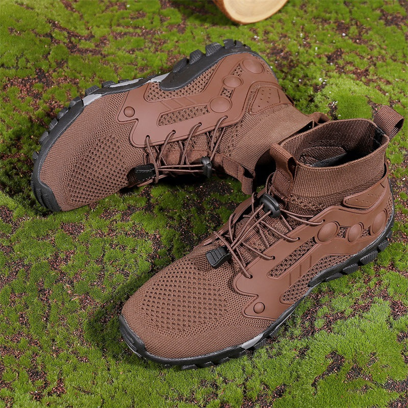 Men’s Lightweight High-Top Outdoor Hiking Shoes