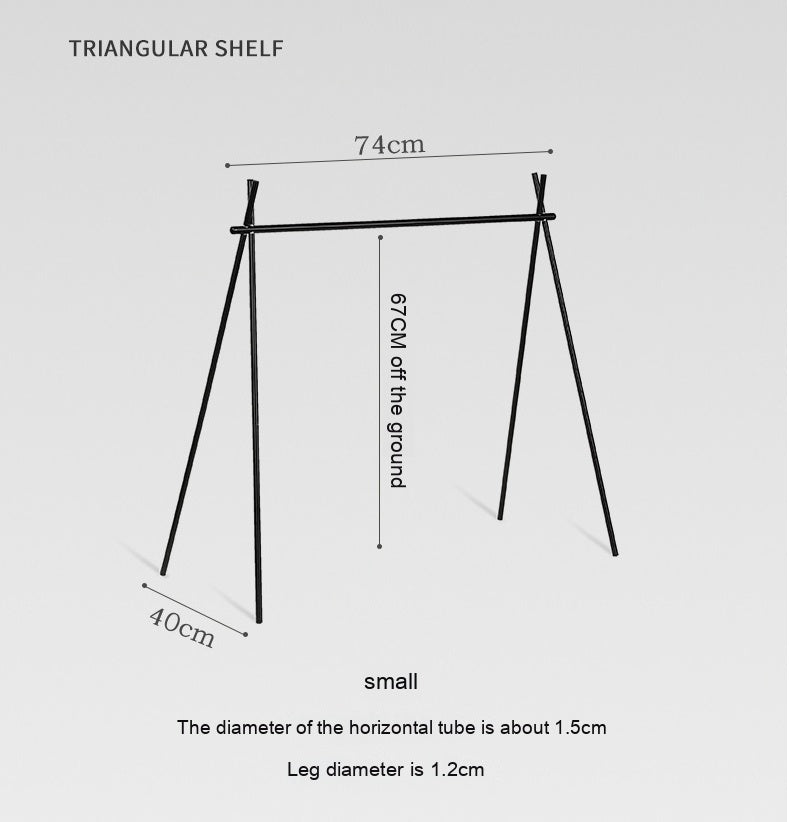Foldable Aluminum Camping Clothes Drying Rack