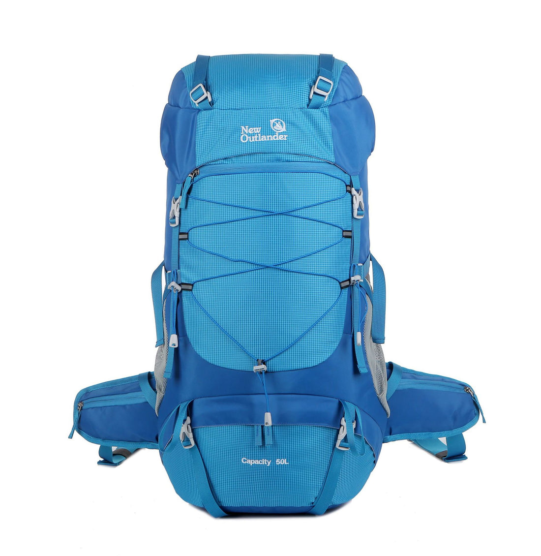 50L Large Capacity Nylon Hiking Camping Backpack