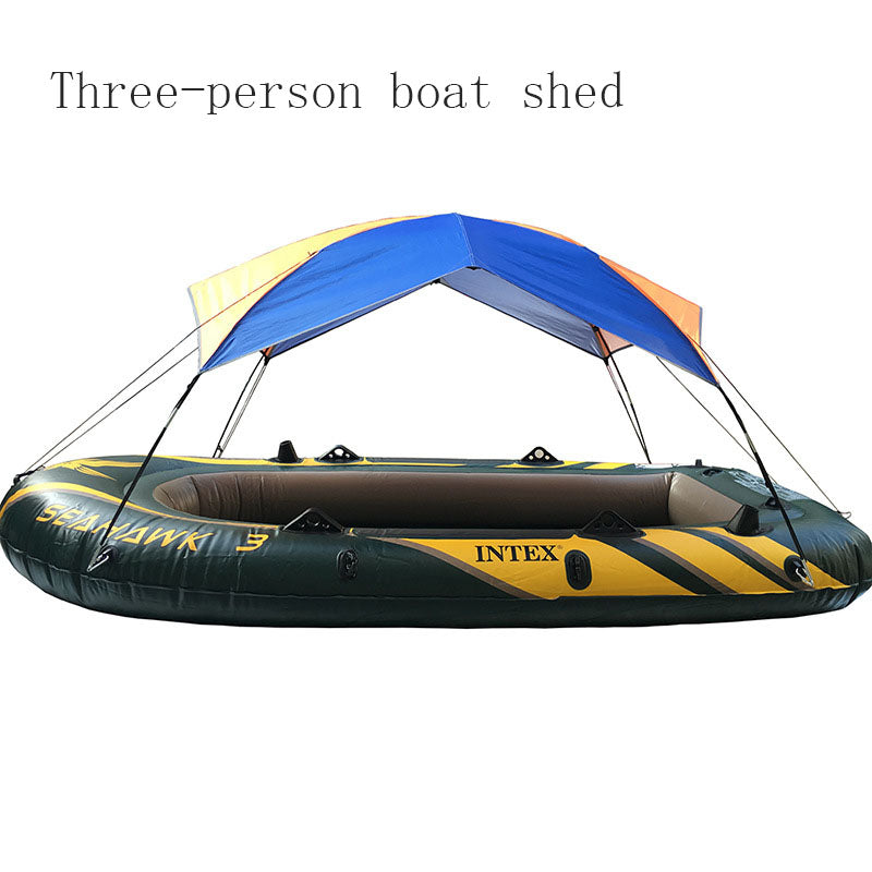 Inflatable Kayak Boat Canopy Sun Shade Waterproof Awning