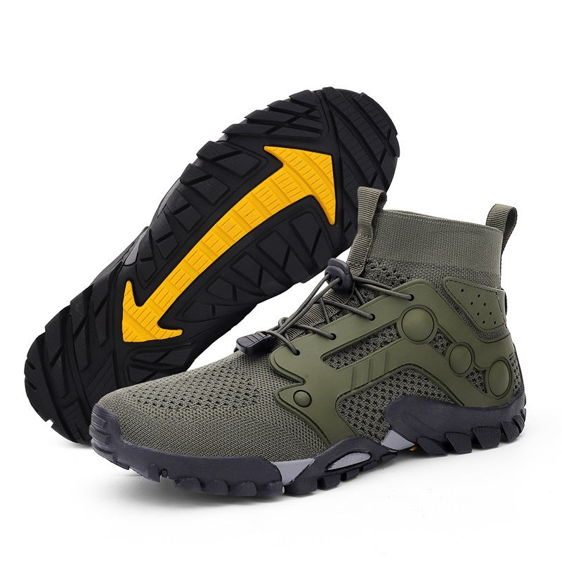 Men’s Lightweight High-Top Outdoor Hiking Shoes