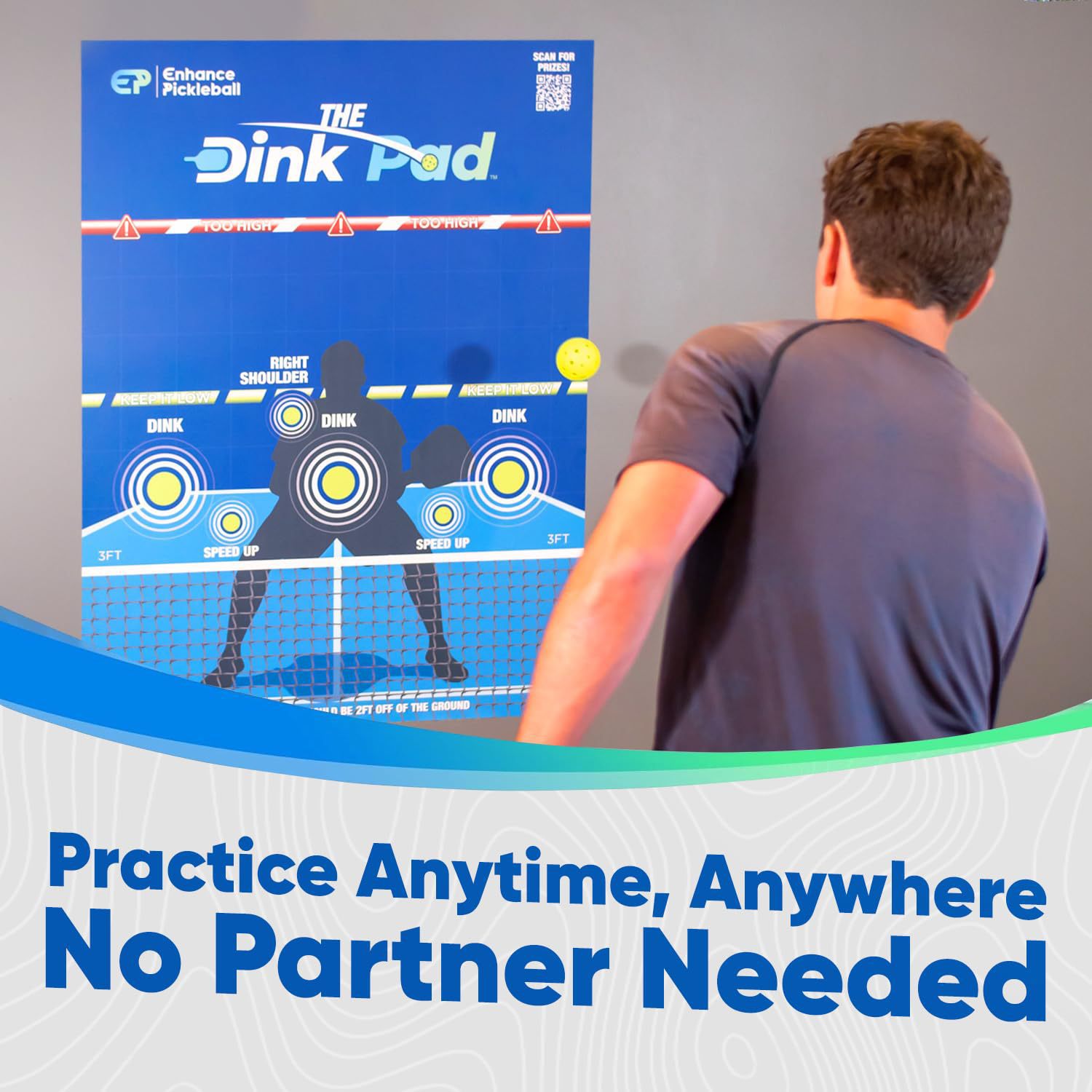 Pickleball Dink Trainer Practice Pad
