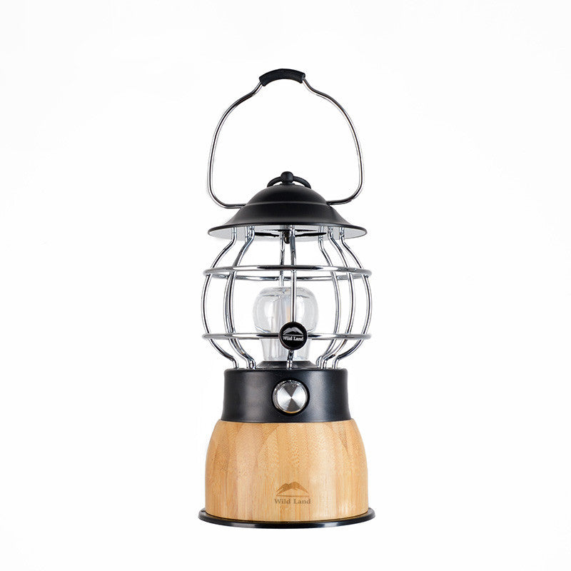 Retro Portable Hanging Camping Tent Lantern Atmosphere Light