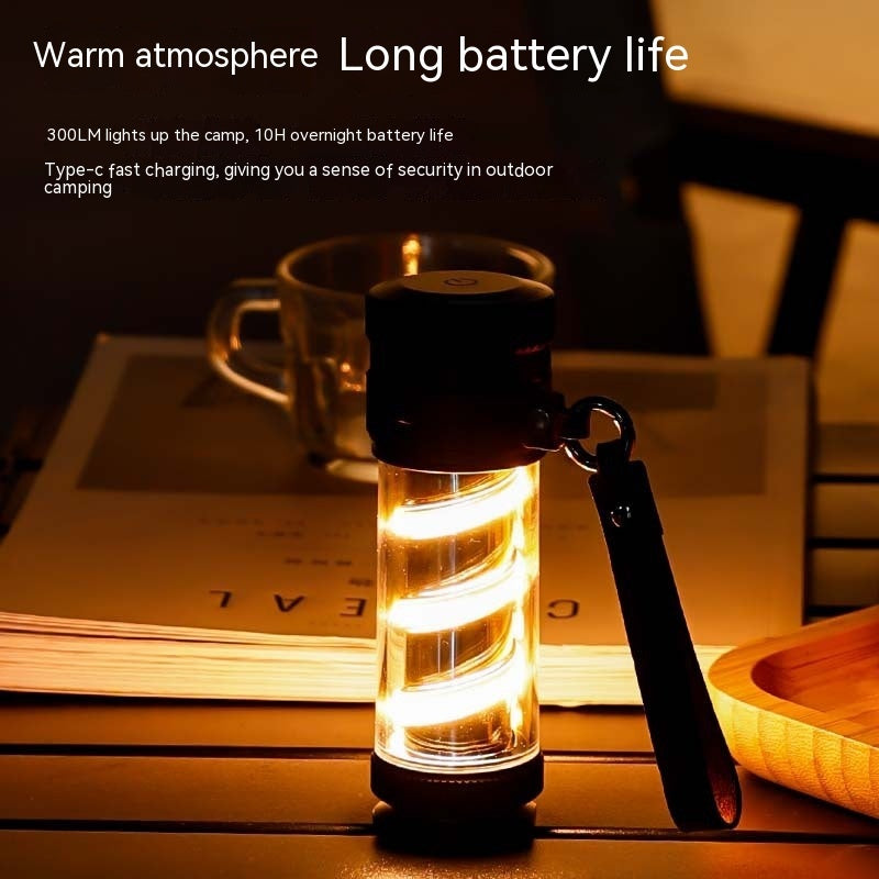 USB Rechargeable Portable Camping Lantern Tent Atmosphere Light