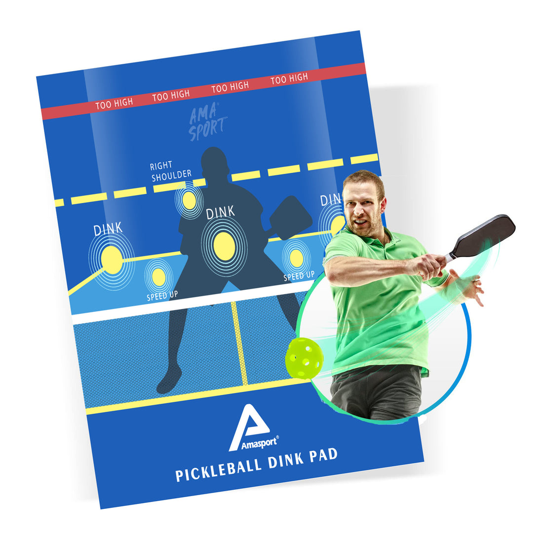 Pickleball Dink Trainer Practice Pad