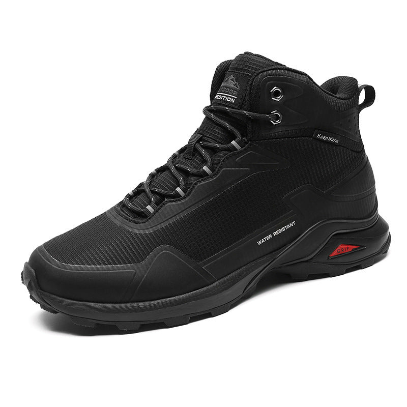 Large Size Mens High Top Winter Hiking Shoes Outdoor Sports