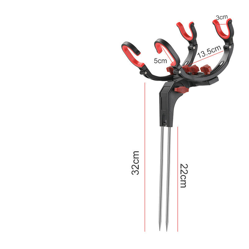 Anti-Rust Steel Fishing Rod Holder Bracket