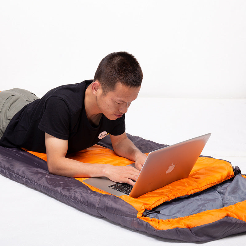 Thickened Warm Camping Sleeping Bag Travel Outdoor