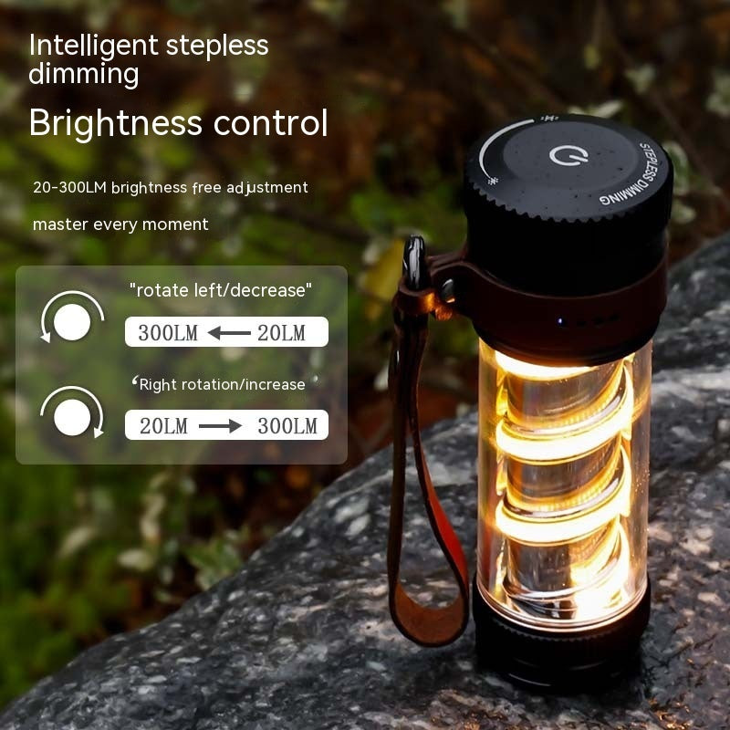 USB Rechargeable Portable Camping Lantern Tent Atmosphere Light