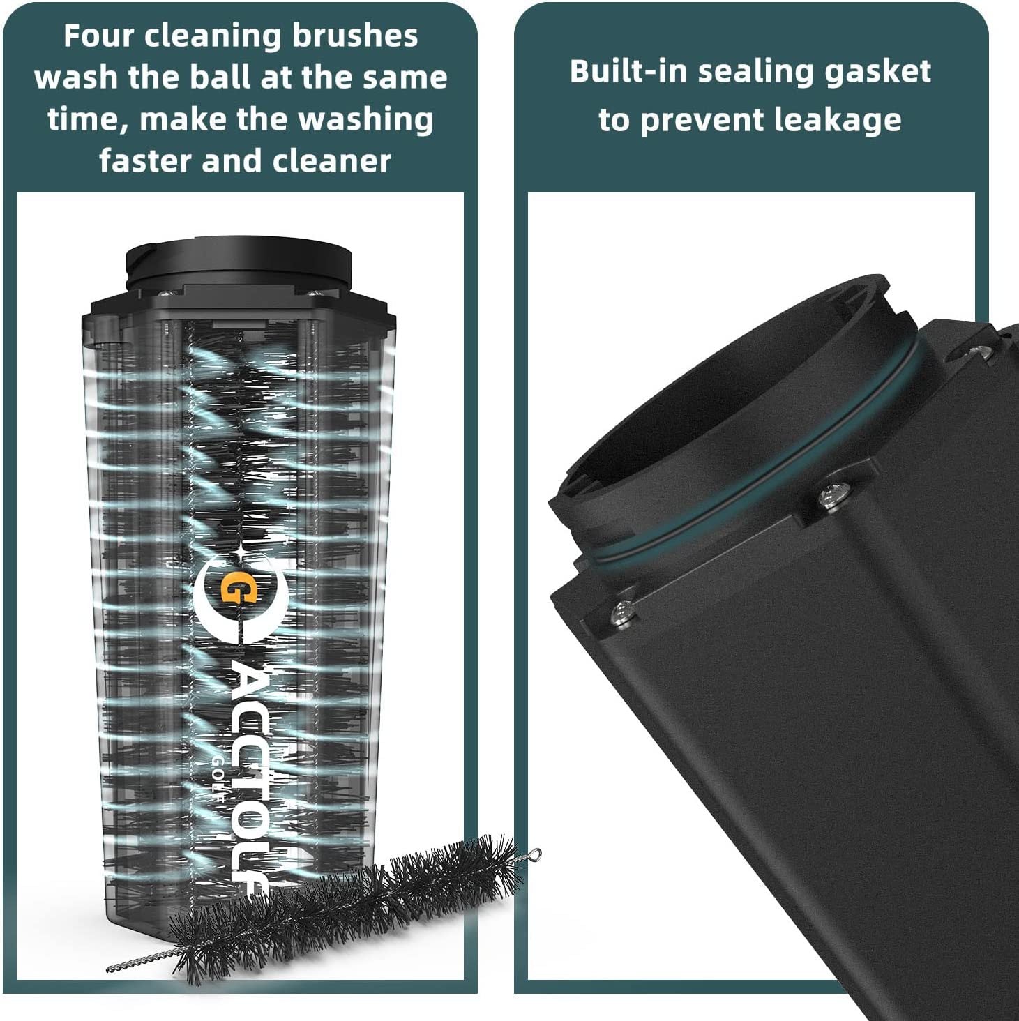 Portable Golf Ball And Club Cleaning Washer