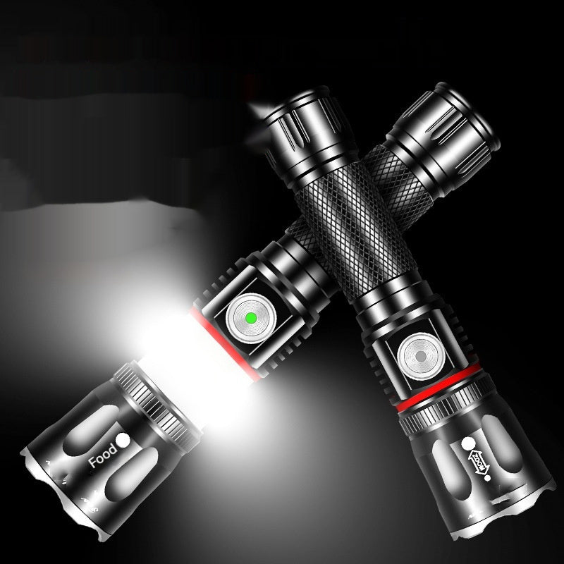 T6 Telescopic Multifunctional LED Camping Flashlight