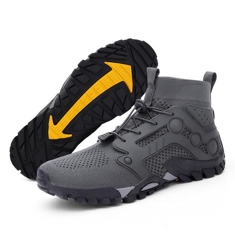 Men’s Lightweight High-Top Outdoor Hiking Shoes